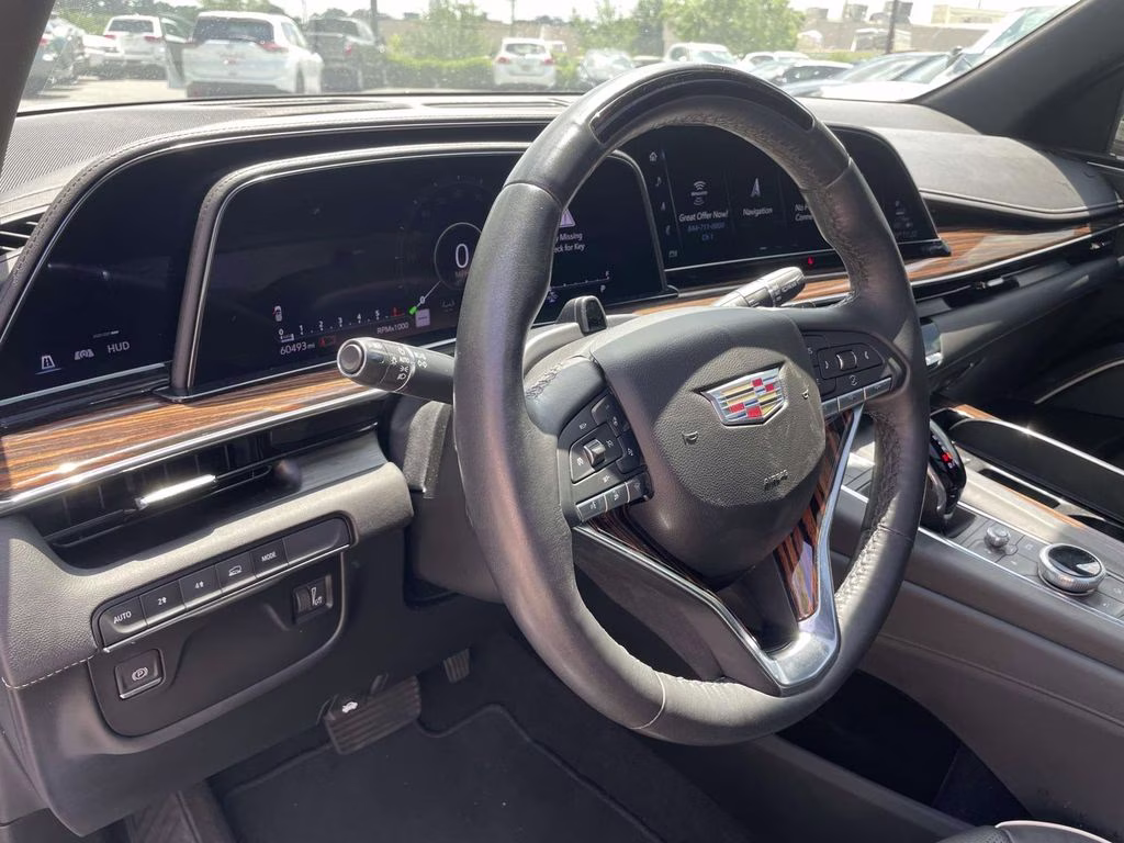 2023 Crystal White Tricoat Cadillac Escalade Premium Luxury 4X4 SUV