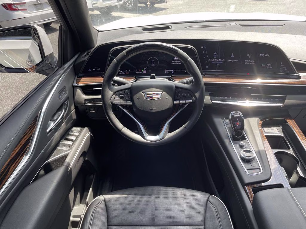 2023 Crystal White Tricoat Cadillac Escalade Premium Luxury 4X4 SUV