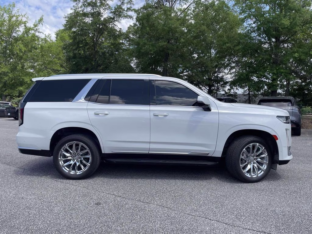 2023 Crystal White Tricoat Cadillac Escalade Premium Luxury 4X4 SUV