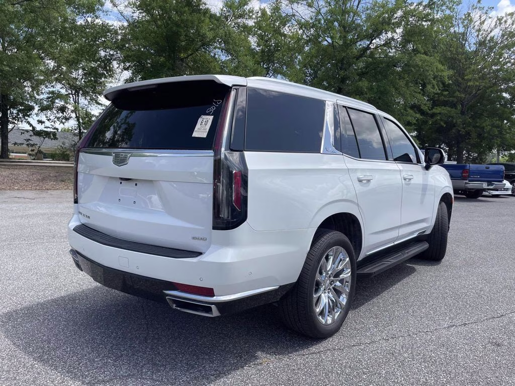 2023 Crystal White Tricoat Cadillac Escalade Premium Luxury 4X4 SUV