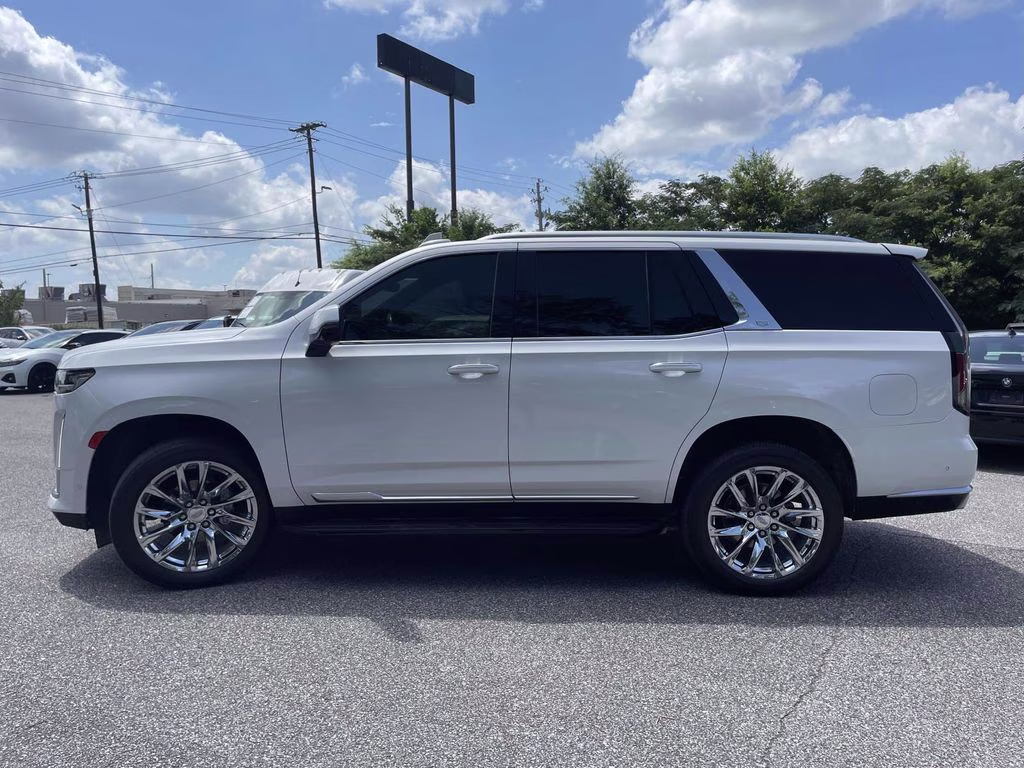 2023 Crystal White Tricoat Cadillac Escalade Premium Luxury 4X4 SUV