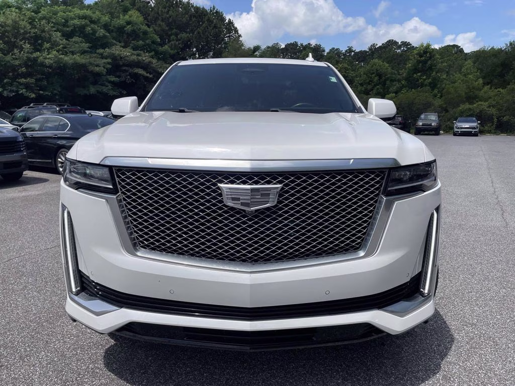 2023 Crystal White Tricoat Cadillac Escalade Premium Luxury 4X4 SUV
