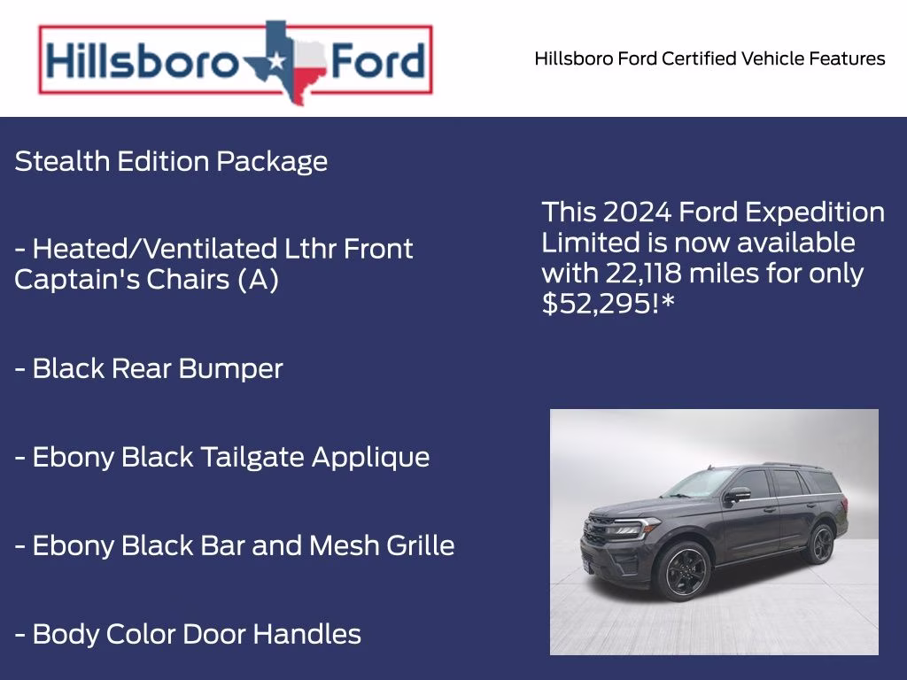 2024 Dark Matter Gray Metallic Ford Expedition Limited RWD SUV