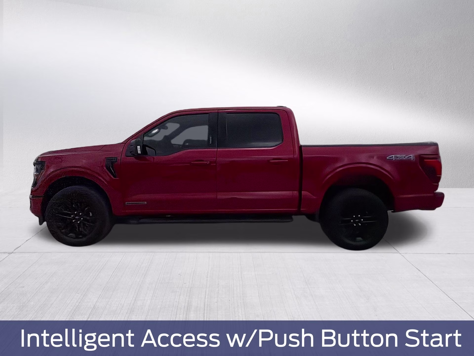 2024 Rapid Red Metallic Tinted Clearcoat Ford F-150 XLT 4X4 Truck