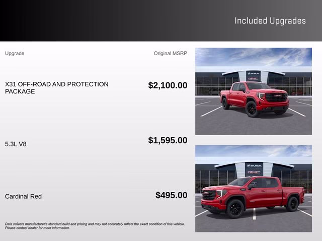 2026 Cardinal Red GMC Sierra 1500 Elevation 4X4 Truck