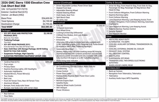 2026 GMC Sierra 1500 Elevation - Photo 26