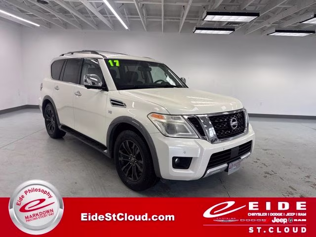 2017 Pearl White Nissan Armada Platinum 4X4 SUV