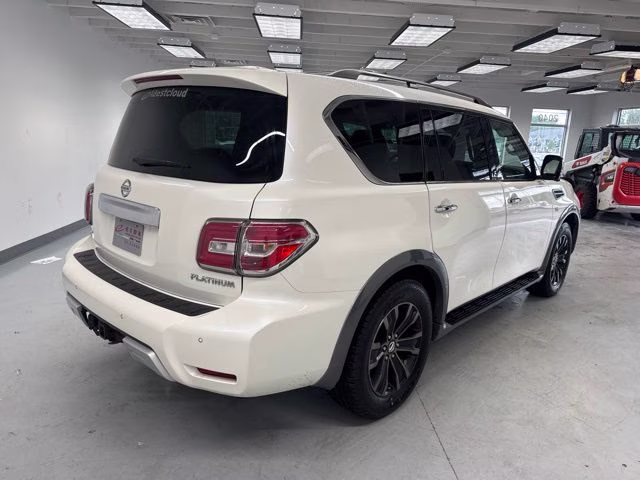 2017 Pearl White Nissan Armada Platinum 4X4 SUV