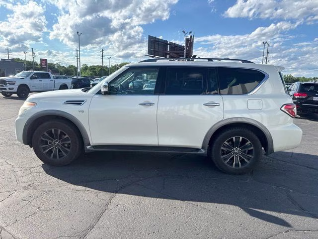 2017 Pearl White Nissan Armada Platinum 4X4 SUV