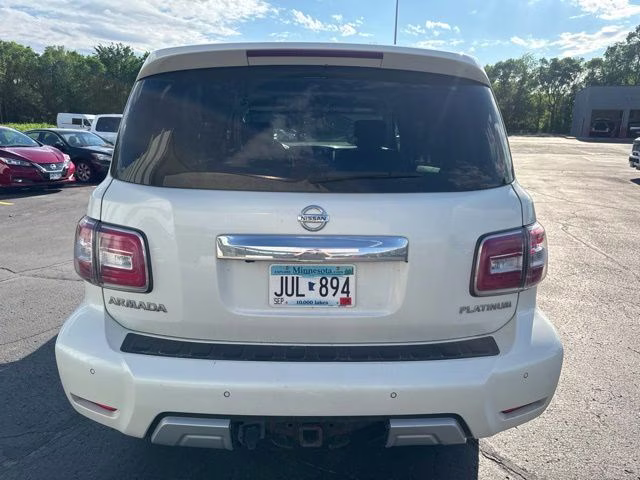 2017 Pearl White Nissan Armada Platinum 4X4 SUV