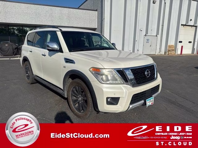 2017 Pearl White Nissan Armada Platinum 4X4 SUV