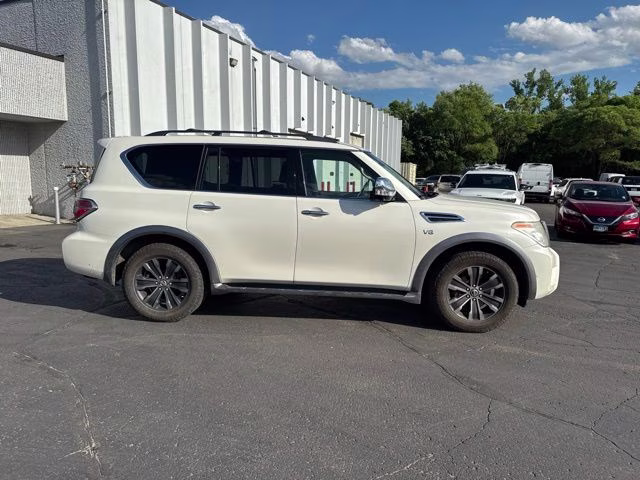 2017 Pearl White Nissan Armada Platinum 4X4 SUV