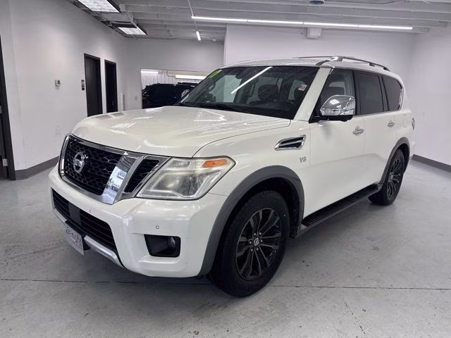 2017 Pearl White Nissan Armada Platinum 4X4 SUV