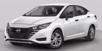 2025 Super Black Metallic Nissan Versa 1.6 S FWD Sedan