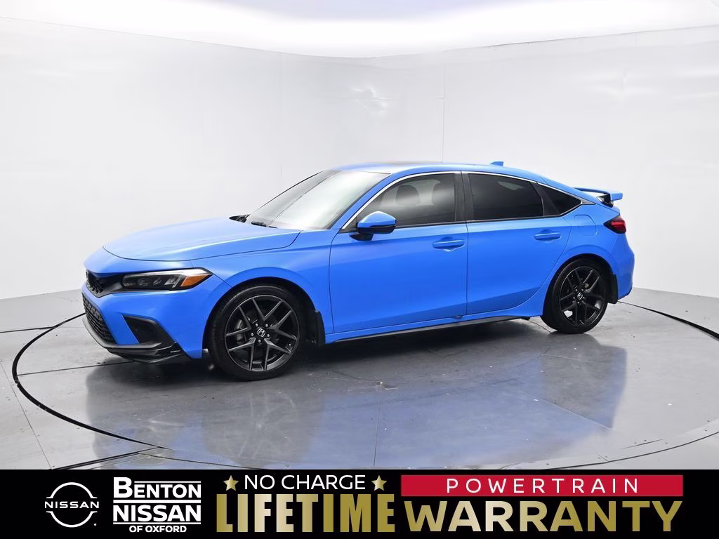 2022 Blue Honda Civic Sport Touring FWD Hatchback