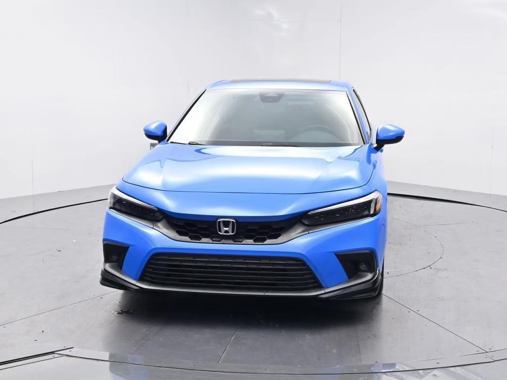 2022 Blue Honda Civic Sport Touring FWD Hatchback