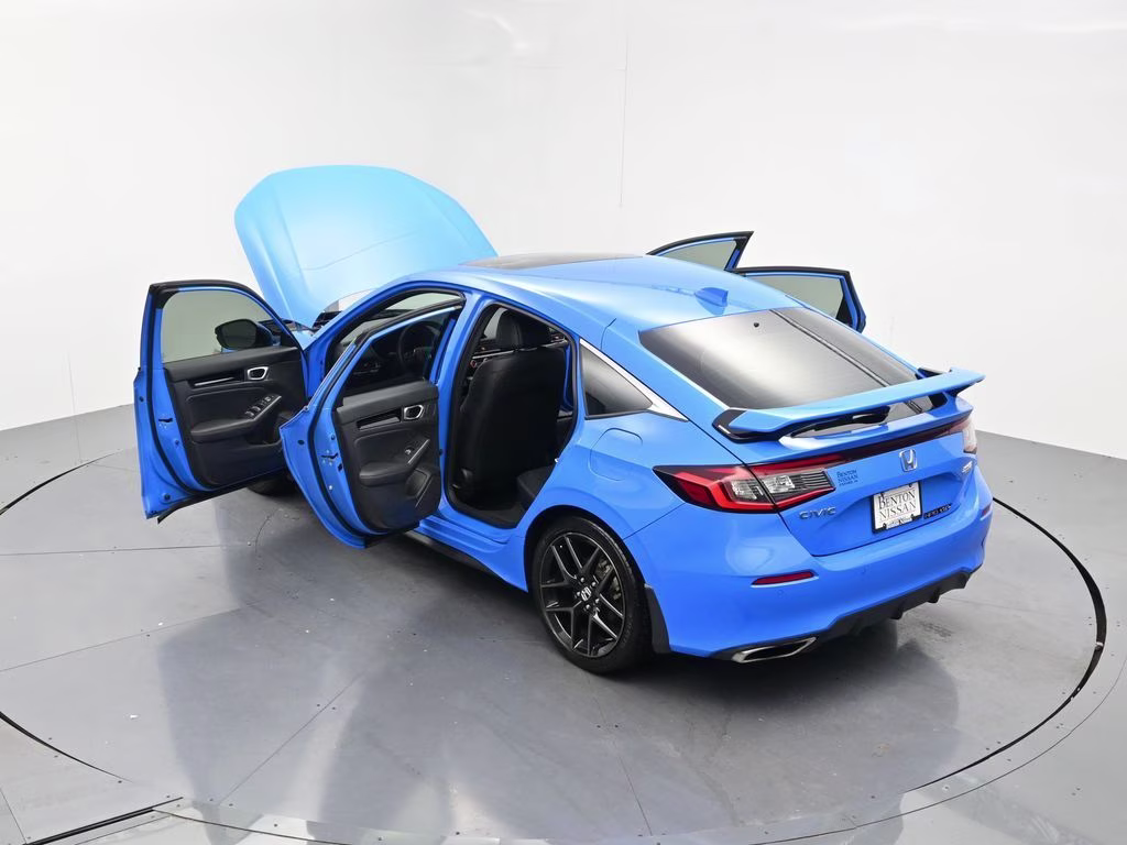 2022 Blue Honda Civic Sport Touring FWD Hatchback