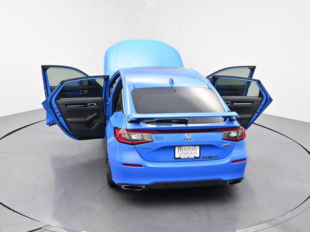 2022 Blue Honda Civic Sport Touring FWD Hatchback