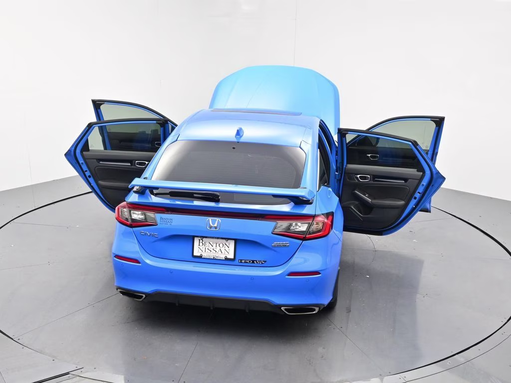 2022 Blue Honda Civic Sport Touring FWD Hatchback