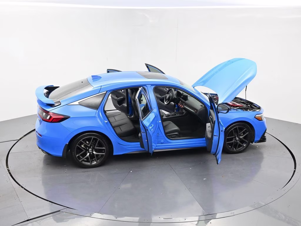 2022 Blue Honda Civic Sport Touring FWD Hatchback
