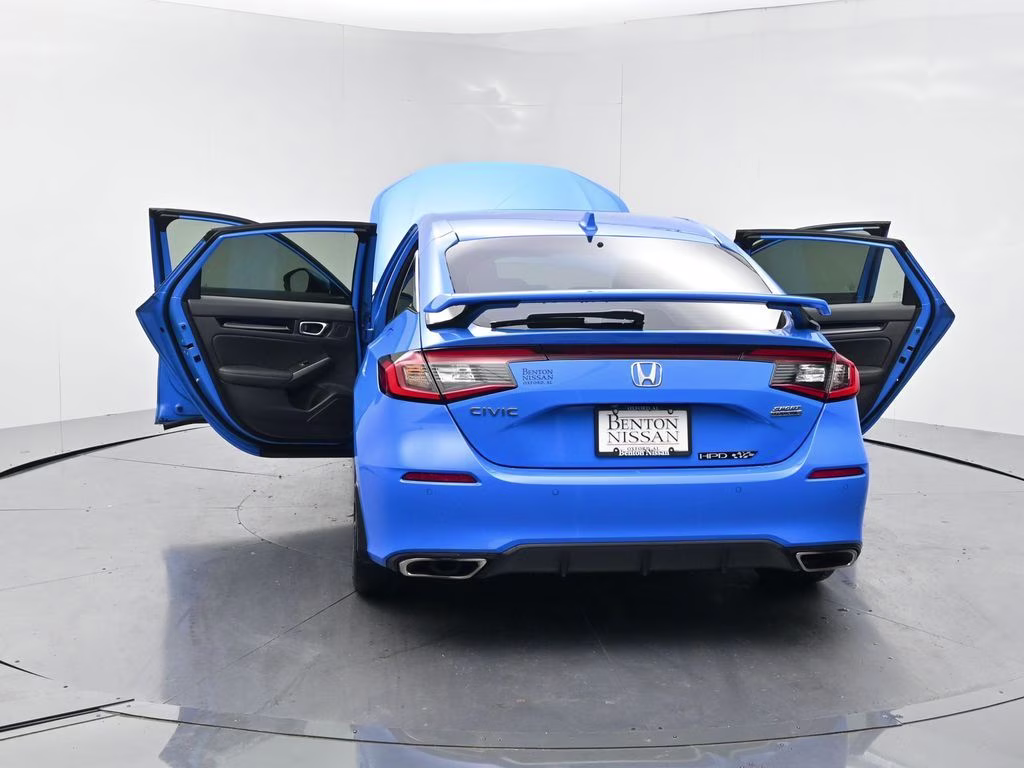 2022 Blue Honda Civic Sport Touring FWD Hatchback