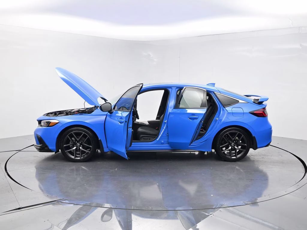 2022 Blue Honda Civic Sport Touring FWD Hatchback