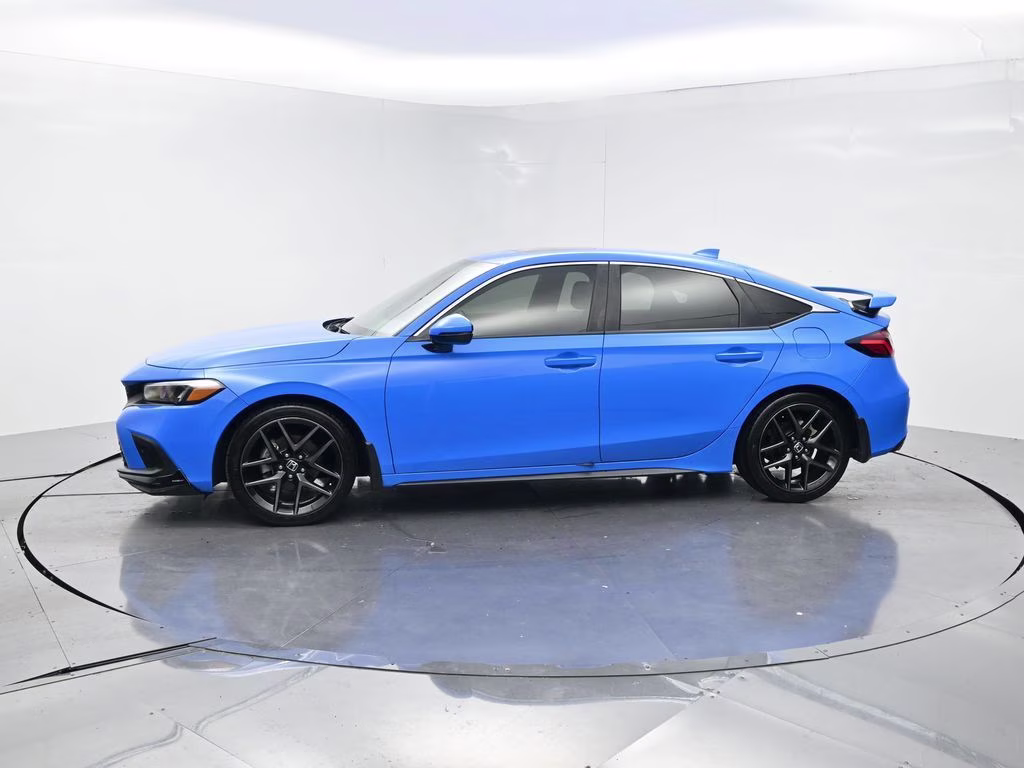 2022 Blue Honda Civic Sport Touring FWD Hatchback