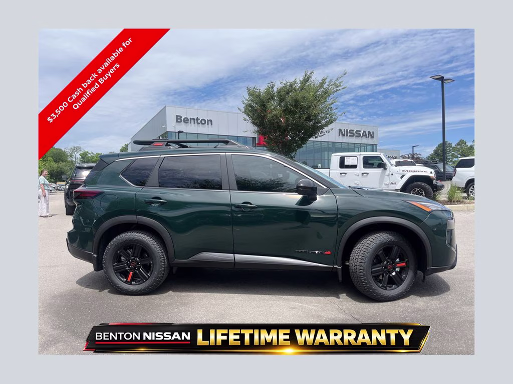 2026 Obsidian Green Nissan Rogue Rock Creek AWD SUV