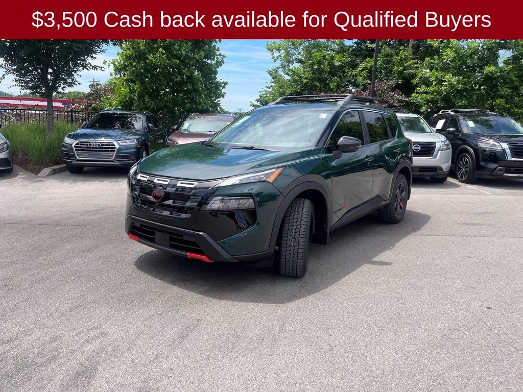 2026 Obsidian Green Nissan Rogue Rock Creek AWD SUV