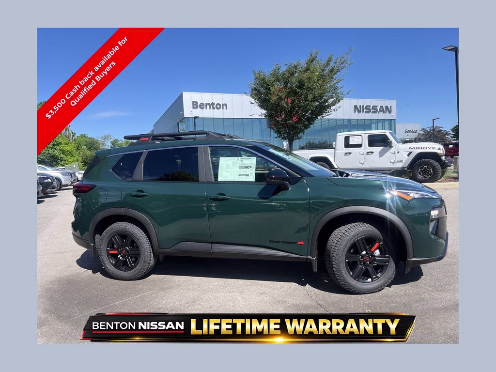 2026 Obsidian Green Nissan Rogue Rock Creek AWD SUV