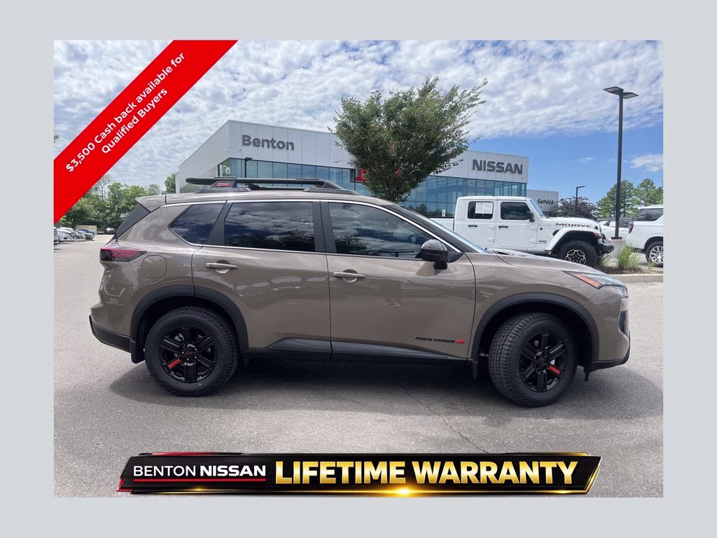2026 Baja Storm Metallic Nissan Rogue Rock Creek AWD SUV