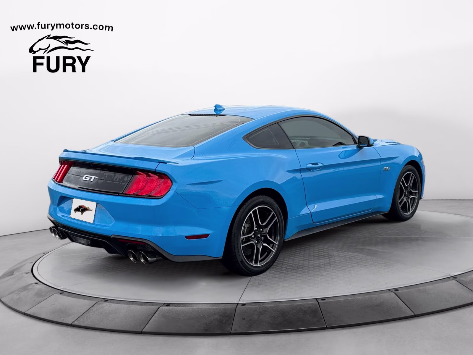 2022 Grabber Blue Metallic Ford Mustang GT Premium RWD Coupe
