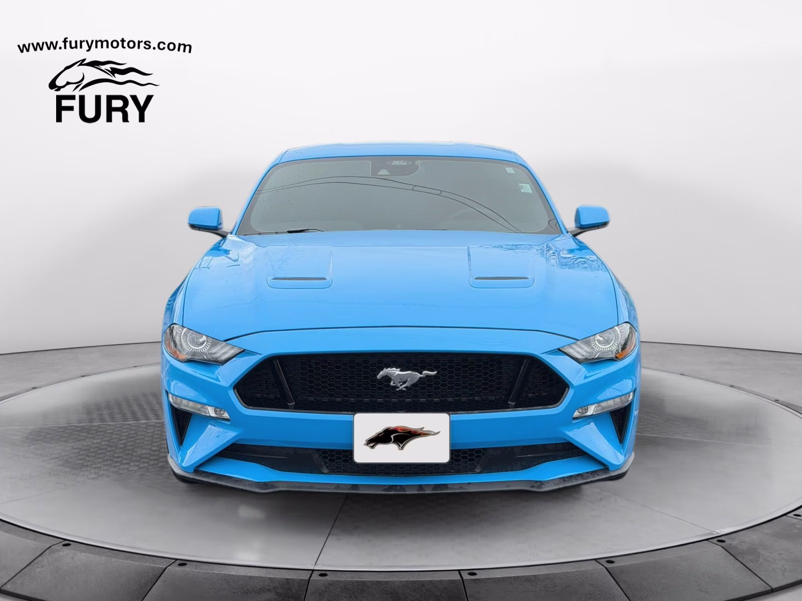 2022 Grabber Blue Metallic Ford Mustang GT Premium RWD Coupe