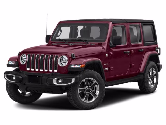 2021 Snazzberry Pearlcoat Jeep Wrangler Unlimited Sahara High Altitude 4X4 SUV