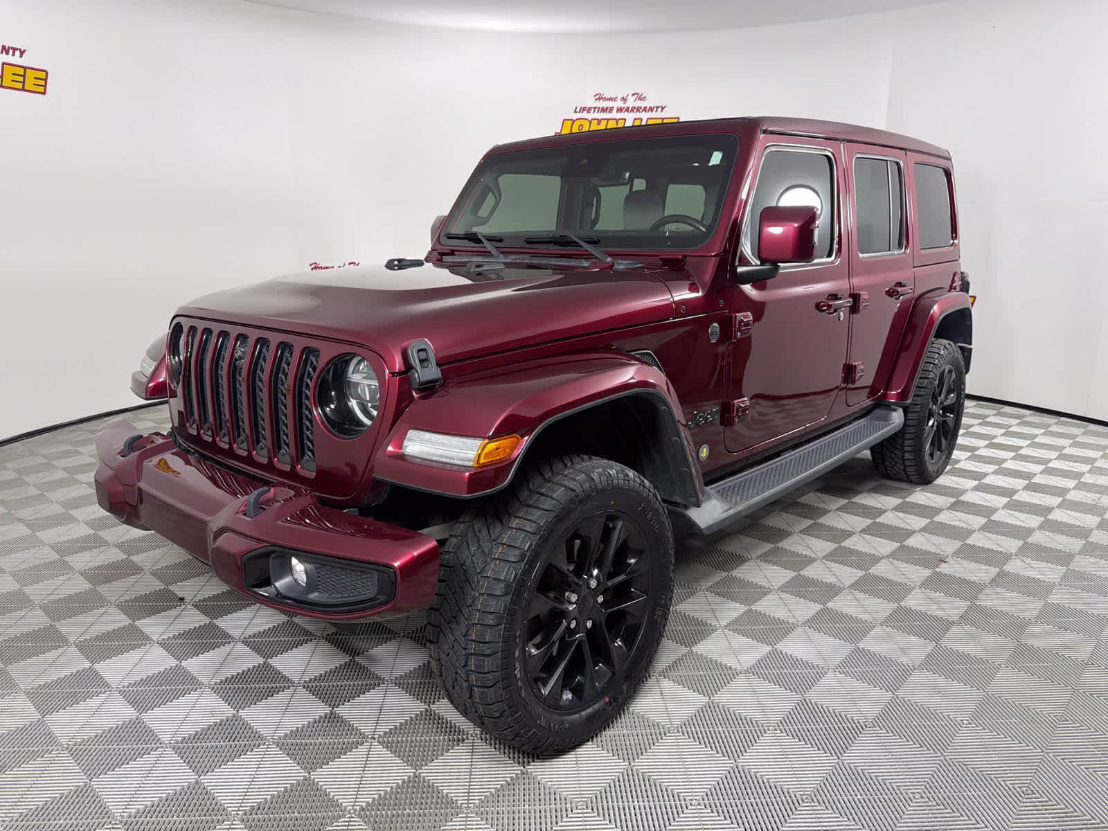 2021 Snazzberry Pearlcoat Jeep Wrangler Unlimited Sahara High Altitude 4X4 SUV