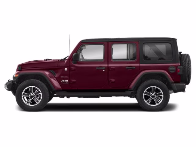 2021 Snazzberry Pearlcoat Jeep Wrangler Unlimited Sahara High Altitude 4X4 SUV