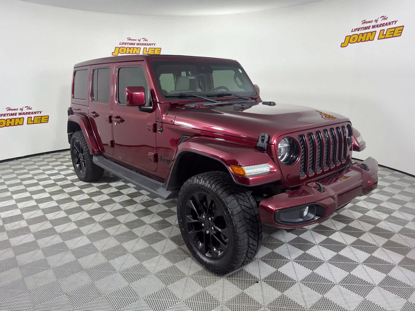 2021 Snazzberry Pearlcoat Jeep Wrangler Unlimited Sahara High Altitude 4X4 SUV