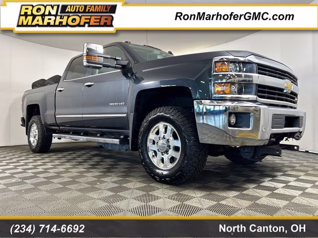 2017 Graphite Metallic Chevrolet Silverado 3500HD LTZ 4X4 Truck