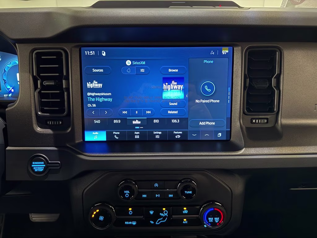 2026 Velocity Blue Metallic Ford Bronco Big Bend 4X4 SUV