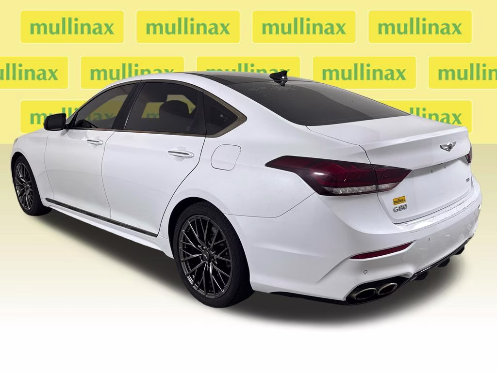 2018 Casablanca White Genesis G80 3.3T Sport RWD Sedan