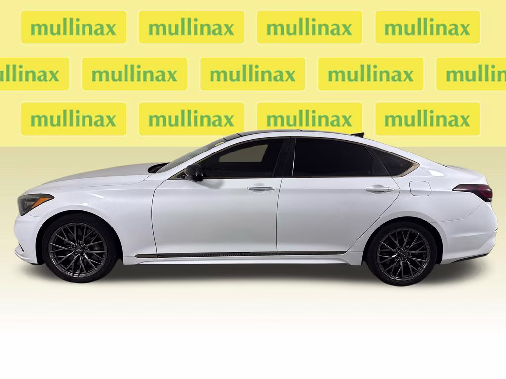 2018 Casablanca White Genesis G80 3.3T Sport RWD Sedan
