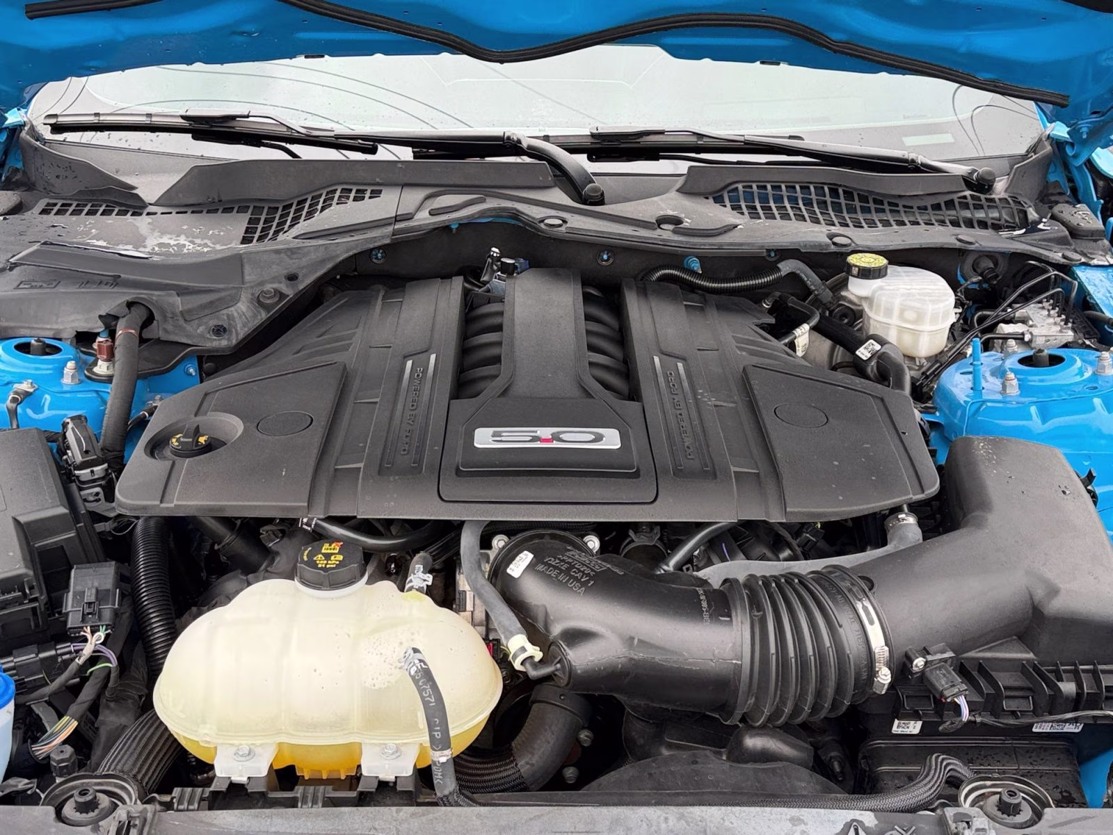 2022 Grabber Blue Metallic Ford Mustang GT Premium RWD Coupe