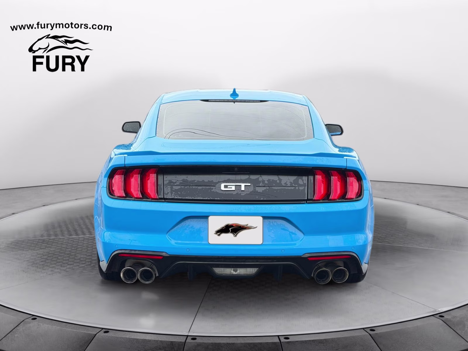 2022 Grabber Blue Metallic Ford Mustang GT Premium RWD Coupe