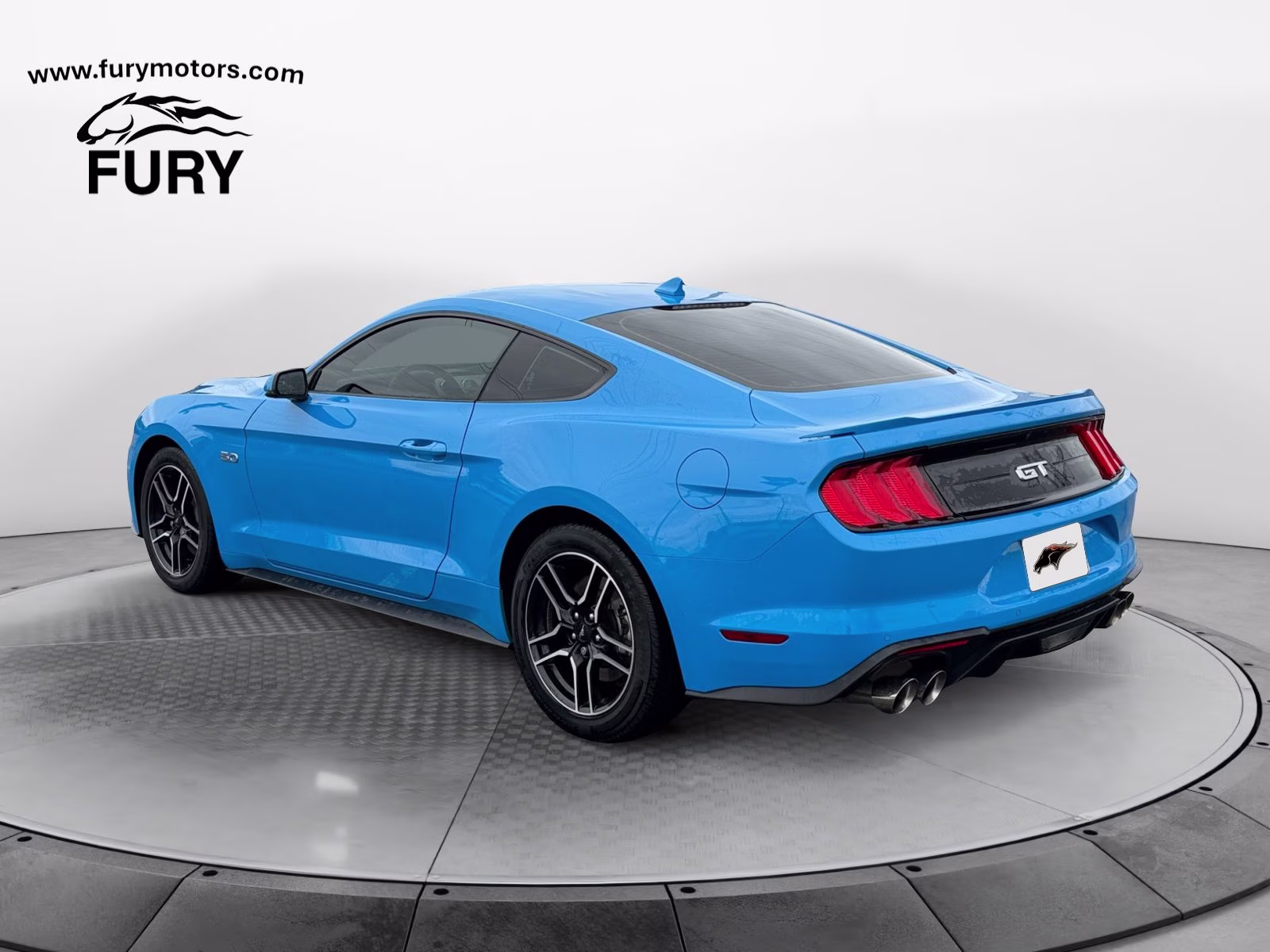 2022 Grabber Blue Metallic Ford Mustang GT Premium RWD Coupe