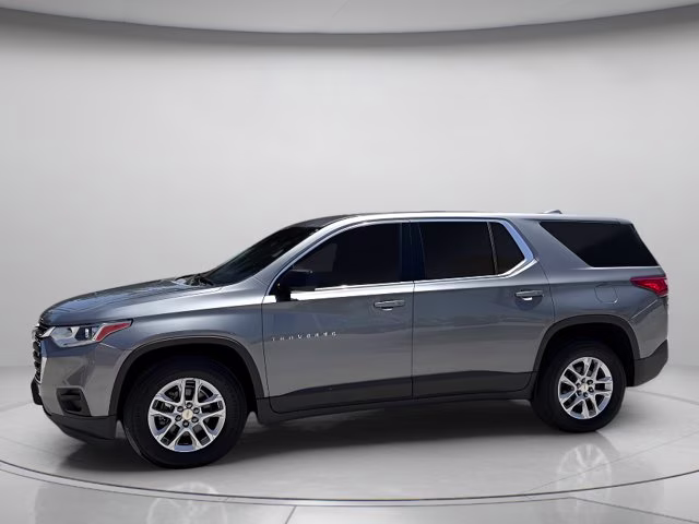 2020 Satin Steel Metallic Chevrolet Traverse LS AWD SUV