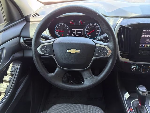 2020 Satin Steel Metallic Chevrolet Traverse LS AWD SUV