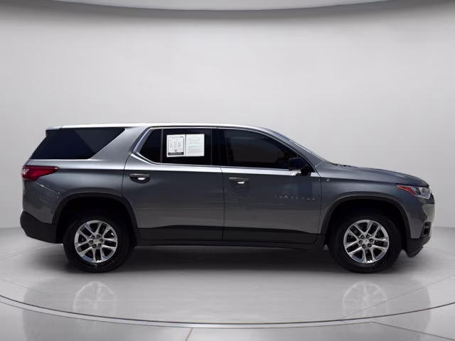 2020 Satin Steel Metallic Chevrolet Traverse LS AWD SUV