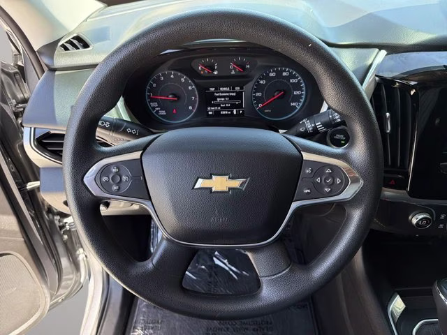2020 Satin Steel Metallic Chevrolet Traverse LS AWD SUV