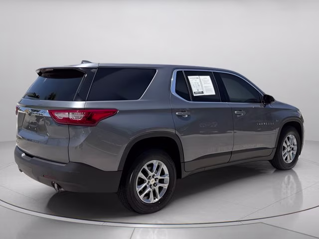 2020 Satin Steel Metallic Chevrolet Traverse LS AWD SUV