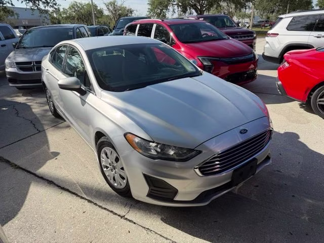 2019 Ingot Silver Ford Fusion S FWD Sedan